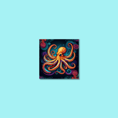 ABSTRACT OCTOPUS **UNFRAMED ART PRINT**