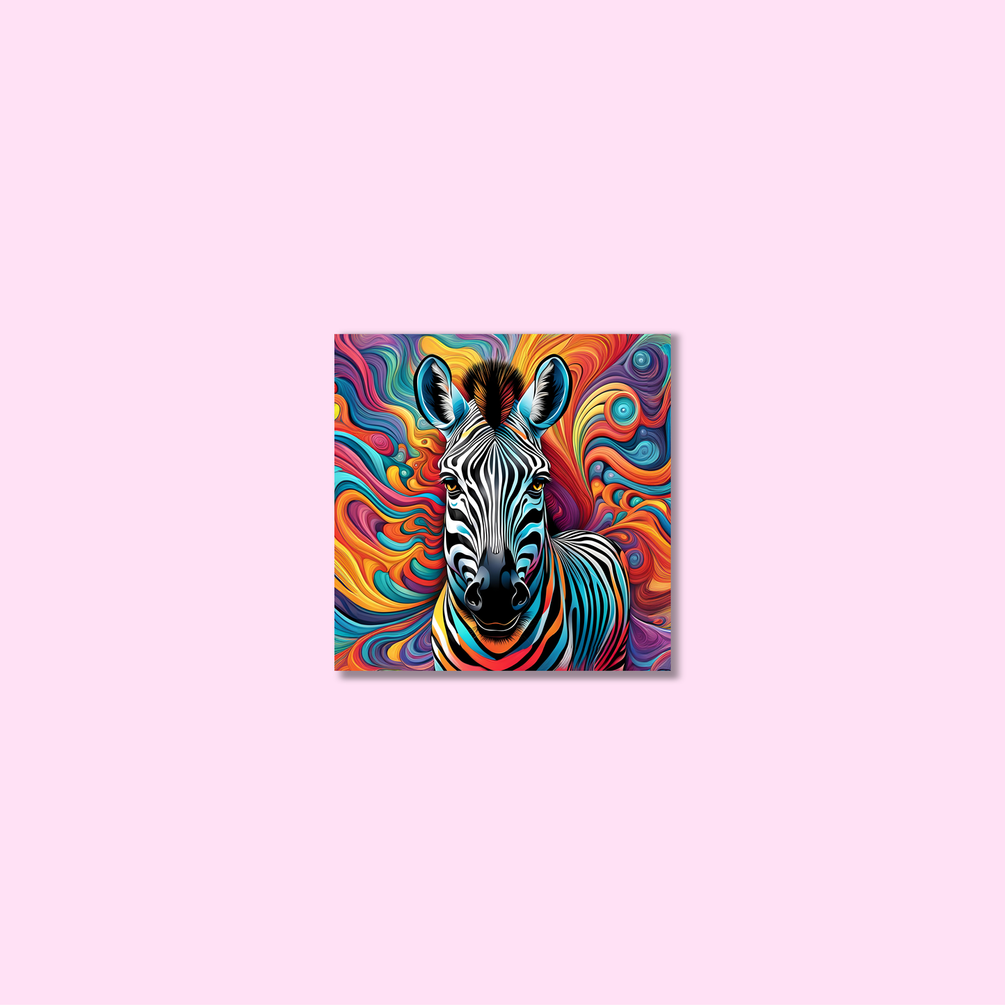 ABSTRACT ZEBRA **UNFRAMED ART PRINT**
