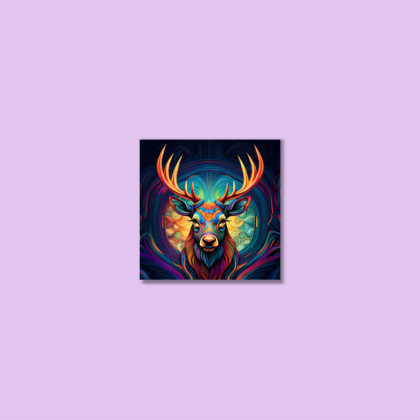 ABSTRACT STAG **UNFRAMED ART PRINT**
