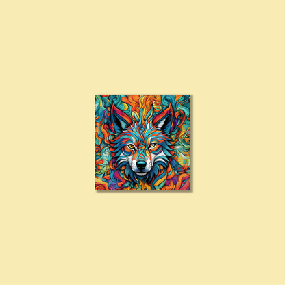 ABSTRACT WOLF **UNFRAMED ART PRINT**
