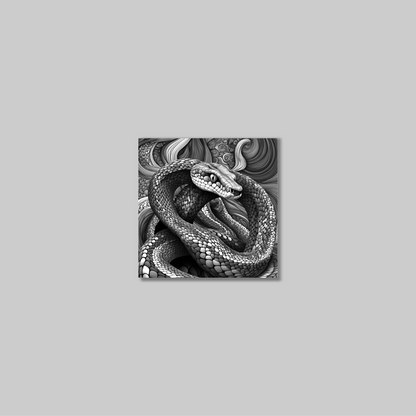ABSTRACT COBRA **UNFRAMED ART PRINT**