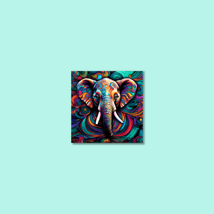 ABSTRACT ELEPHANT **UNFRAMED ART PRINT**