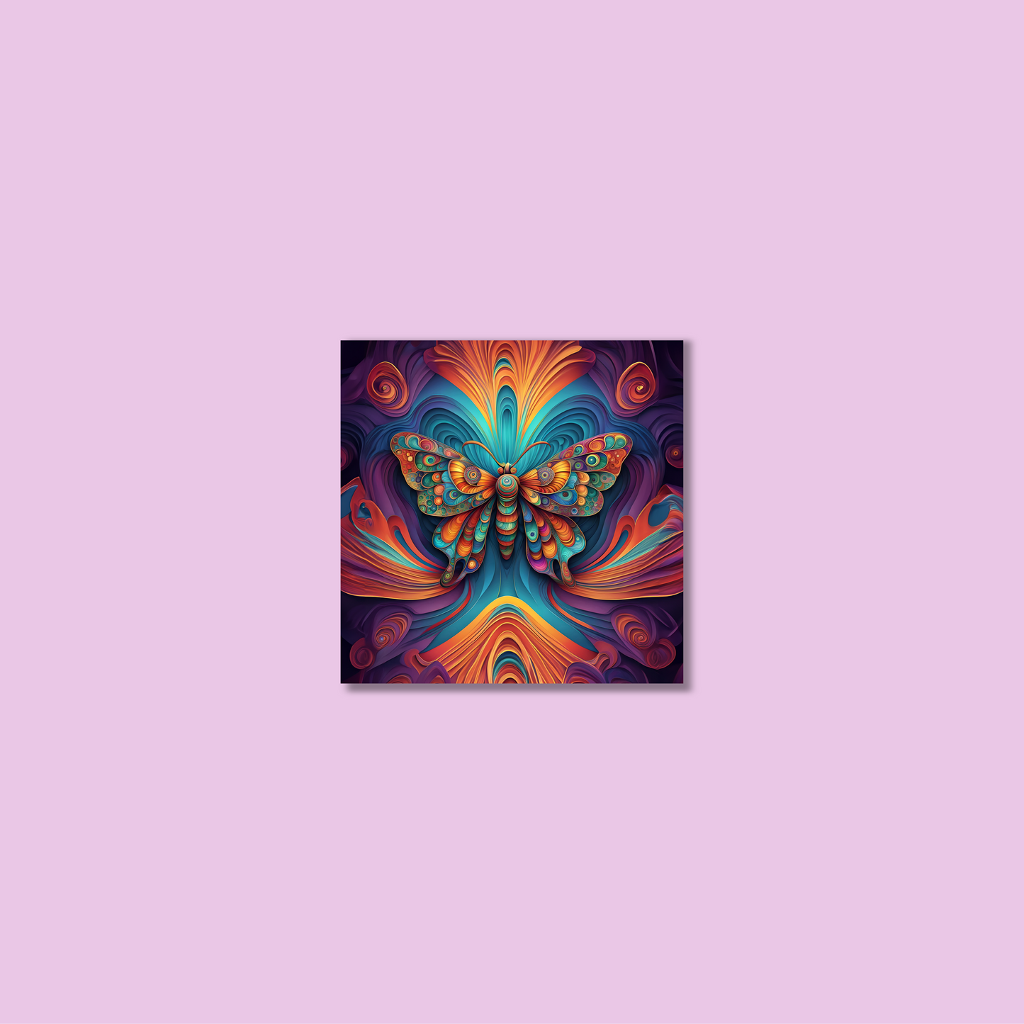 ABSTRACT BUTTERFLY **UNFRAMED ART PRINT**