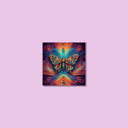 ABSTRACT BUTTERFLY **UNFRAMED ART PRINT**