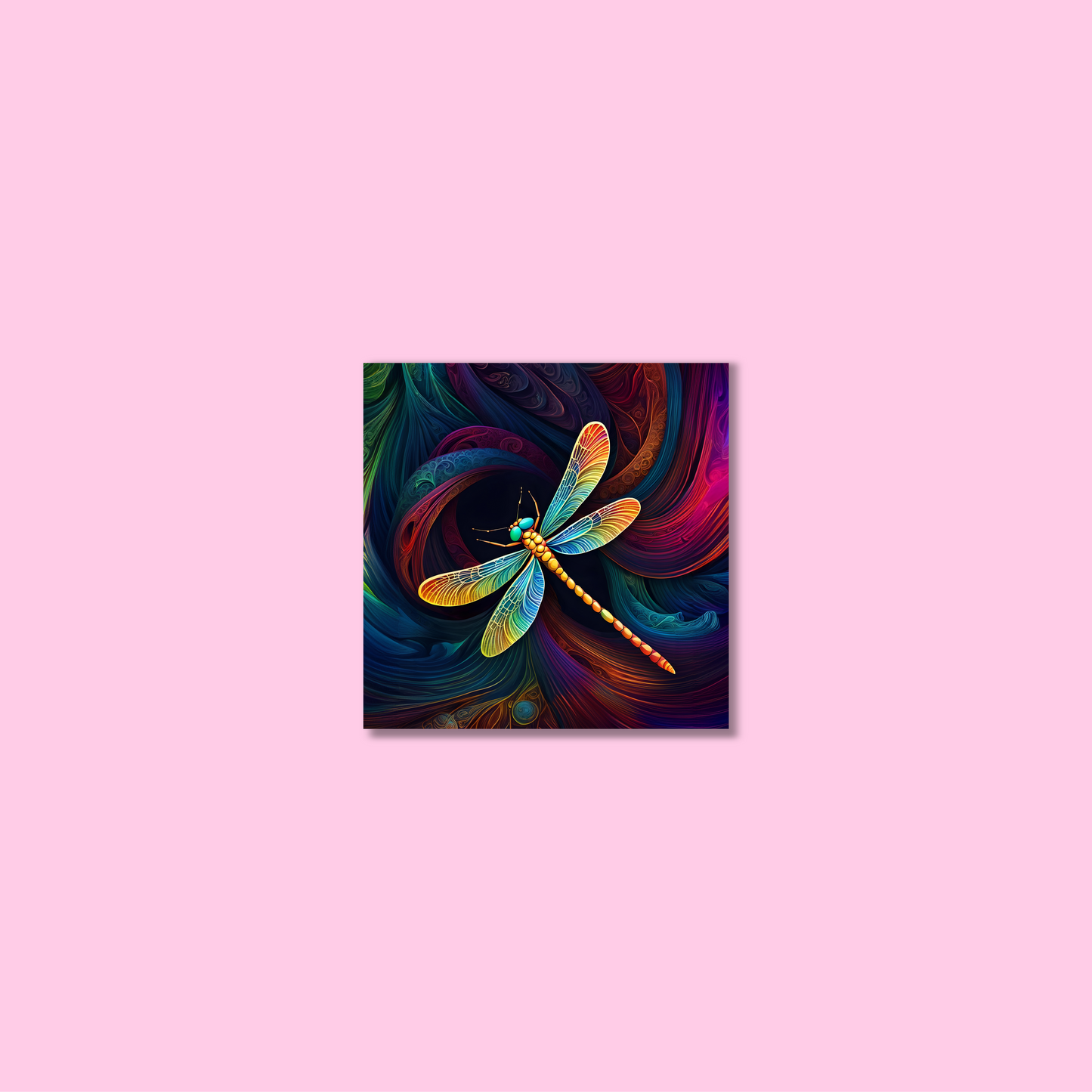 ABSTRACT DRAGONFLY **UNFRAMED ART PRINT**