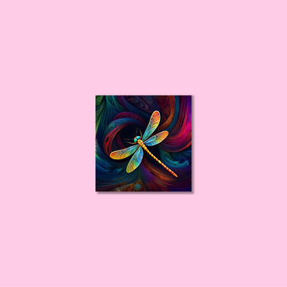ABSTRACT DRAGONFLY **UNFRAMED ART PRINT**