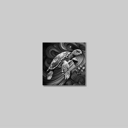 ABSTRACT TURTLE **UNFRAMED ART PRINT**