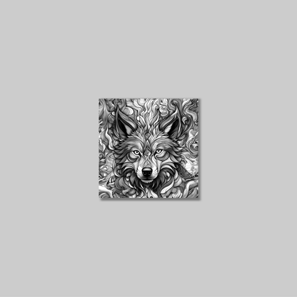 ABSTRACT WOLF **UNFRAMED ART PRINT**