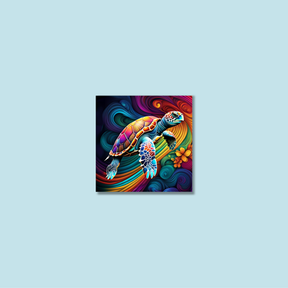 ABSTRACT TURTLE **UNFRAMED ART PRINT**