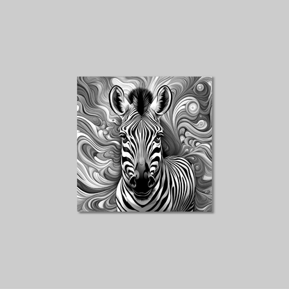 ABSTRACT ZEBRA **UNFRAMED ART PRINT**
