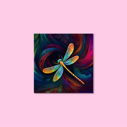 ABSTRACT DRAGONFLY **UNFRAMED ART PRINT**