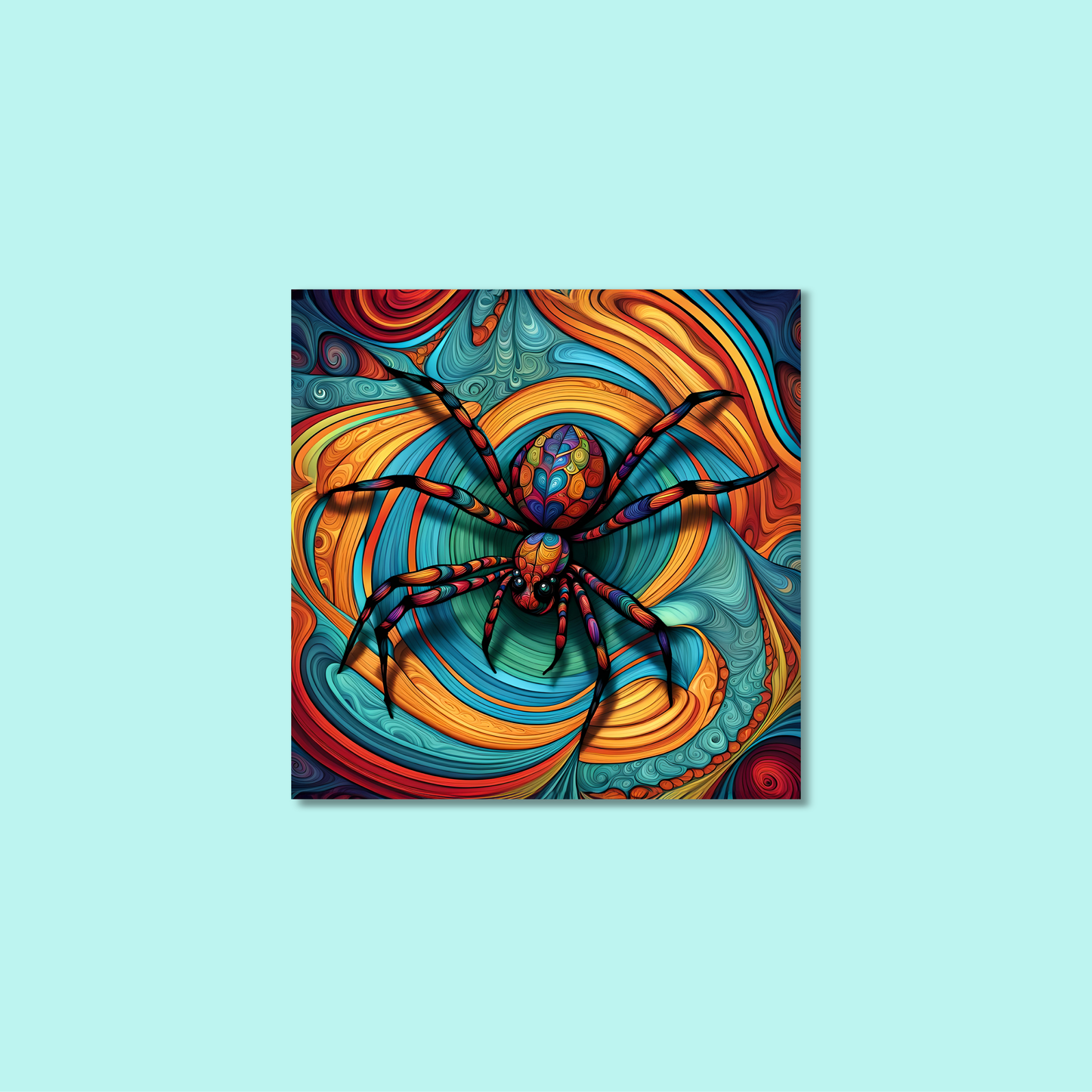 ABSTRACT SPIDER **UNFRAMED ART PRINT**