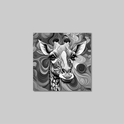 ABSTRACT GIRAFFE **UNFRAMED ART PRINT**