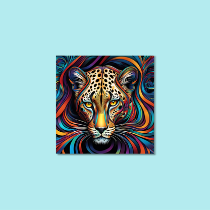 ABSTRACT LEOPARD **UNFRAMED ART PRINT**