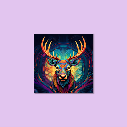 ABSTRACT STAG **UNFRAMED ART PRINT**
