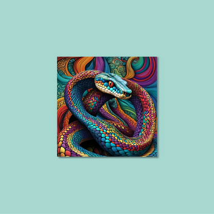 ABSTRACT COBRA **UNFRAMED ART PRINT**