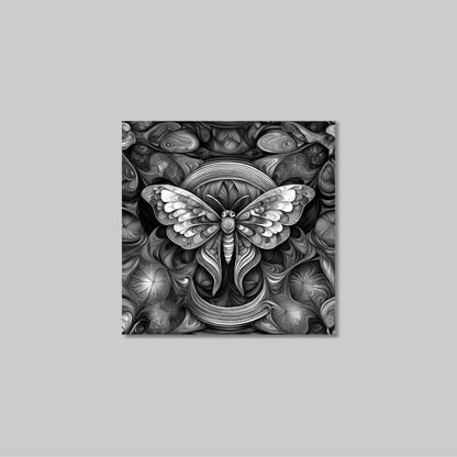 ABSTRACT MOTH **UNFRAMED ART PRINT**