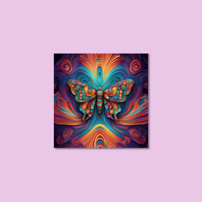 ABSTRACT BUTTERFLY **UNFRAMED ART PRINT**