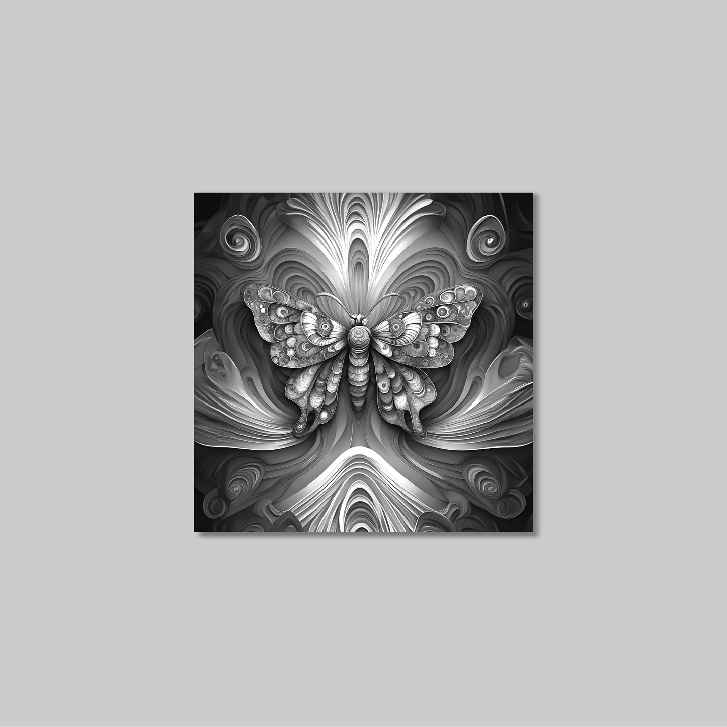ABSTRACT BUTTERFLY **UNFRAMED ART PRINT**