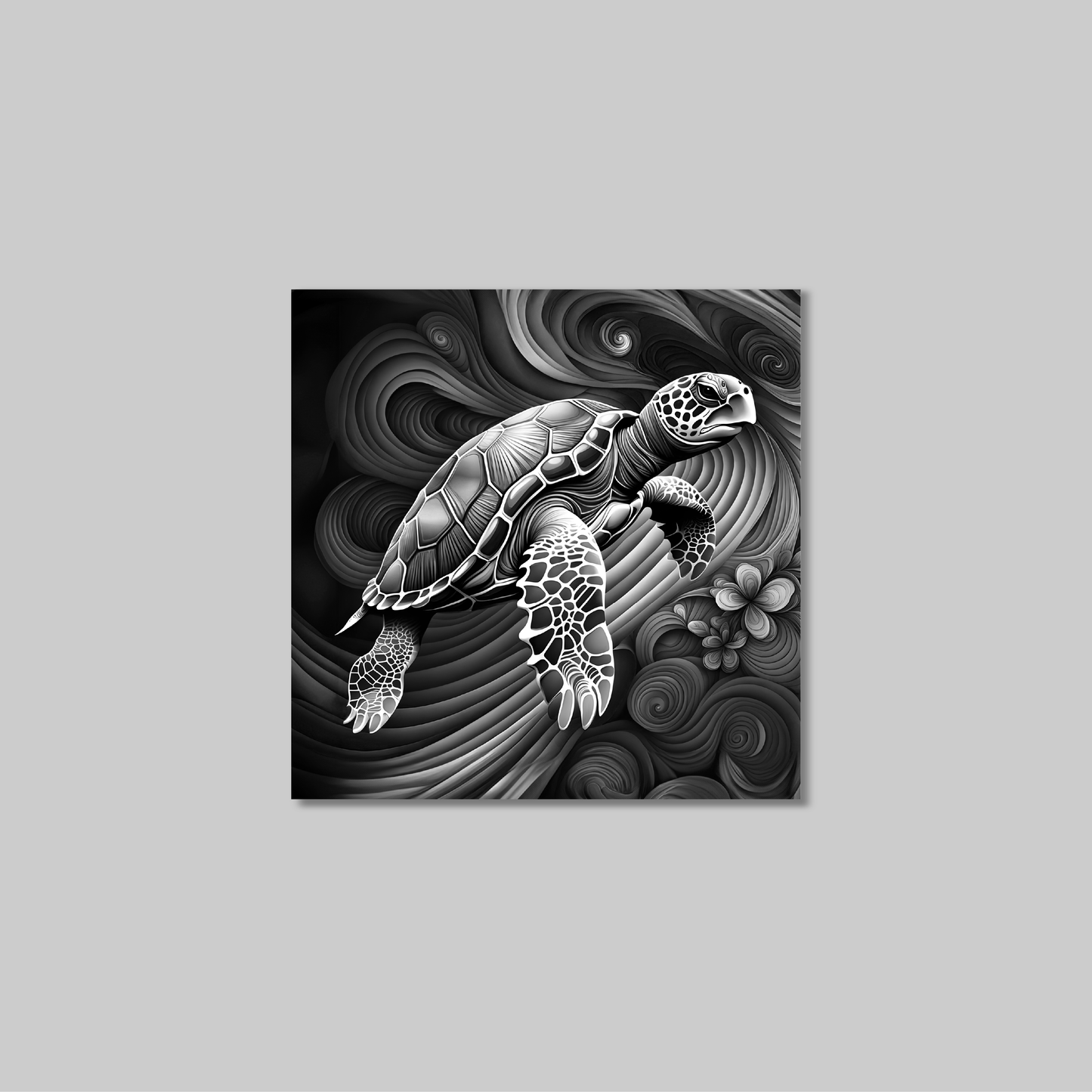 ABSTRACT TURTLE **UNFRAMED ART PRINT**
