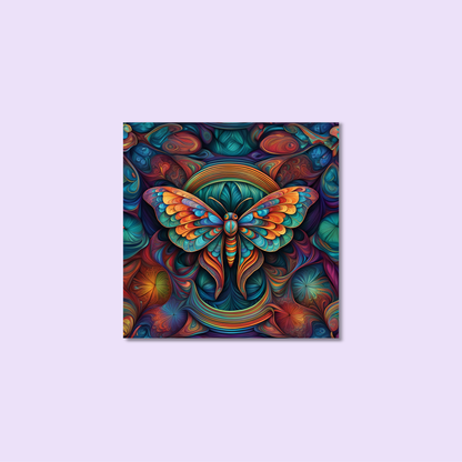ABSTRACT MOTH **UNFRAMED ART PRINT**