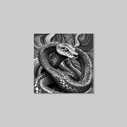 ABSTRACT COBRA **UNFRAMED ART PRINT**