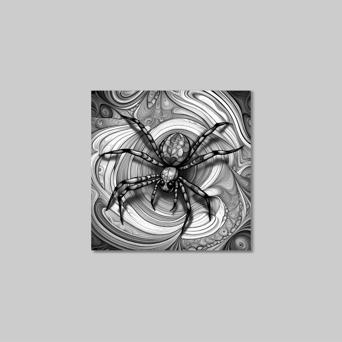 ABSTRACT SPIDER **UNFRAMED ART PRINT**