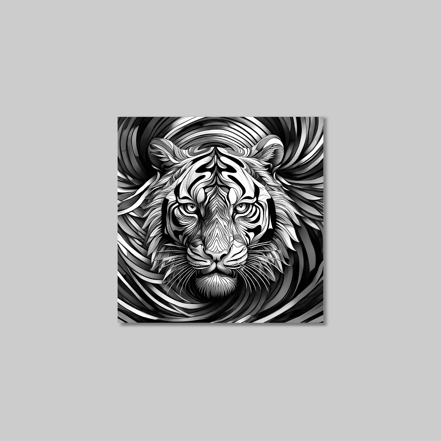 ABSTRACT TIGER **UNFRAMED ART PRINT**