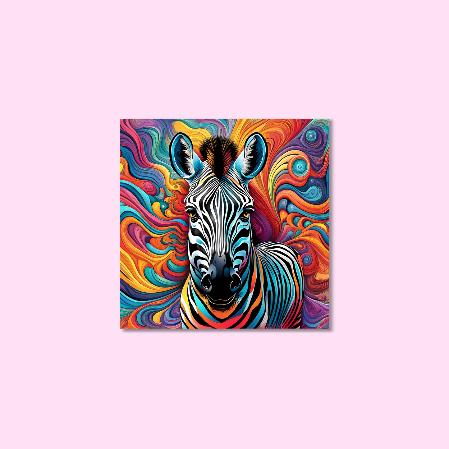 ABSTRACT ZEBRA **UNFRAMED ART PRINT**
