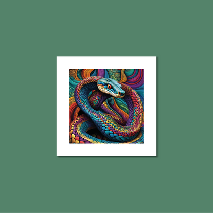ABSTRACT COBRA **UNFRAMED ART PRINT**