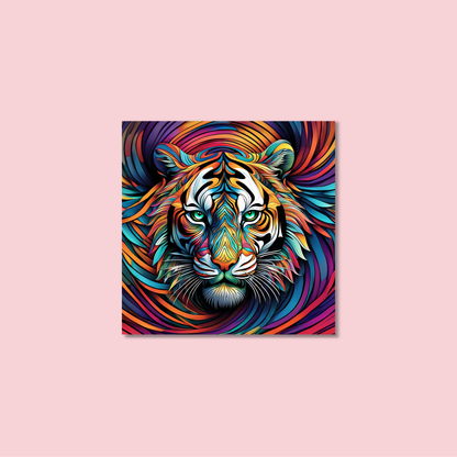 ABSTRACT TIGER **UNFRAMED ART PRINT**