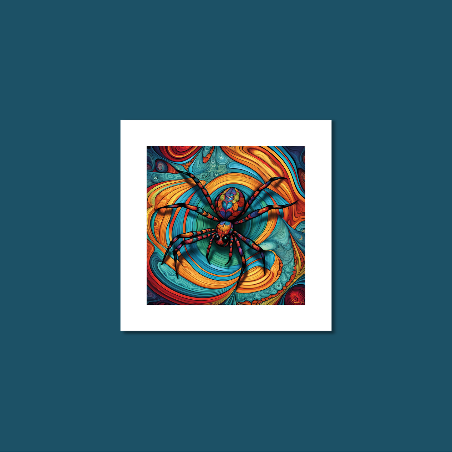 ABSTRACT SPIDER **UNFRAMED ART PRINT**