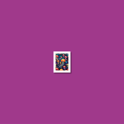 ABSTRACT JELLYFISH **UNFRAMED ART PRINT**