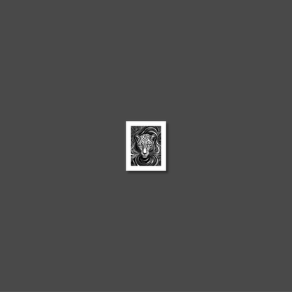 ABSTRACT LEOPARD **UNFRAMED ART PRINT**