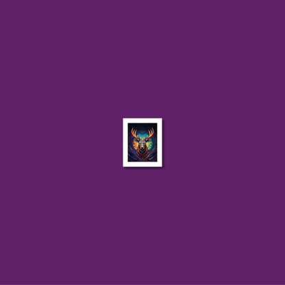 ABSTRACT STAG **UNFRAMED ART PRINT**
