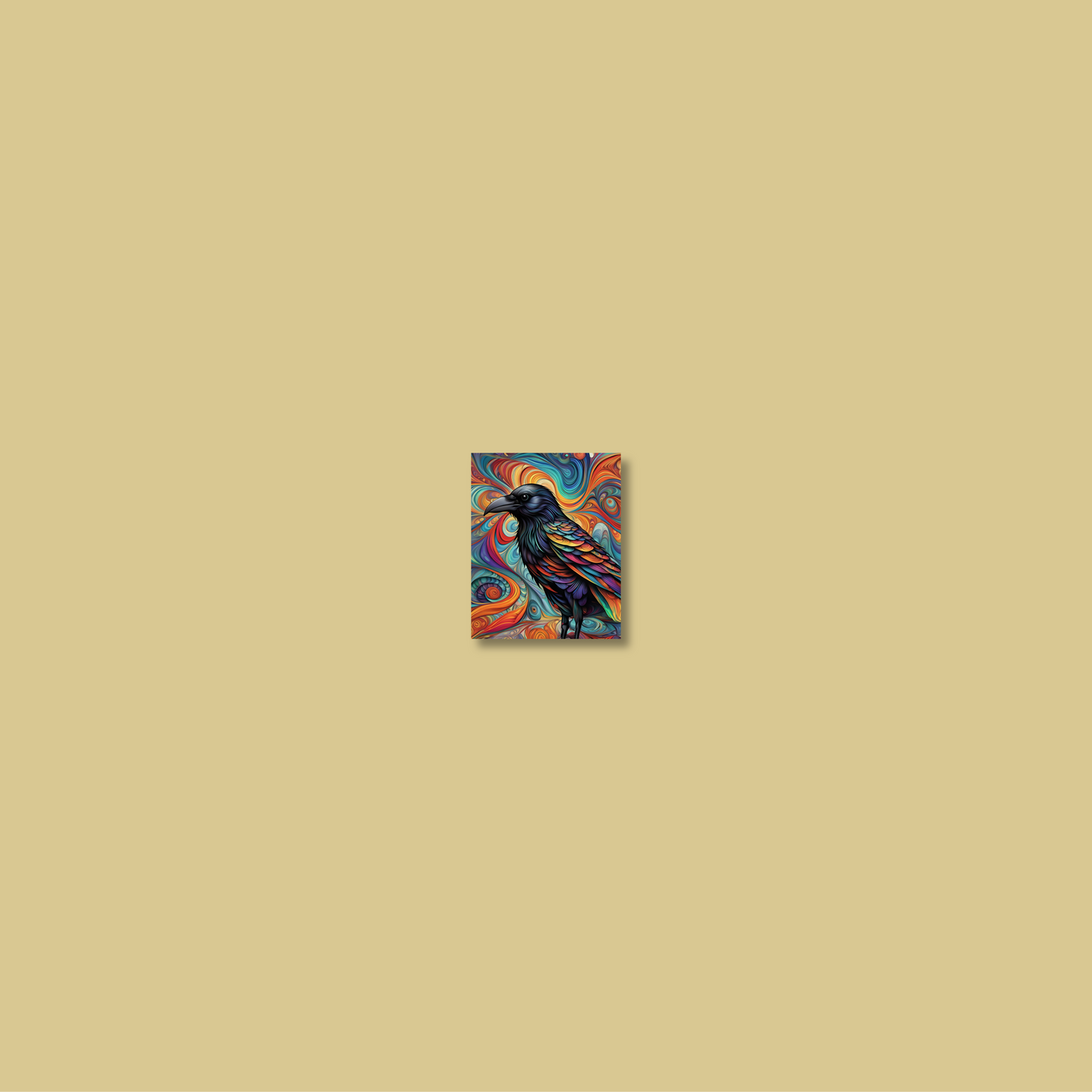 ABSTRACT CROW **UNFRAMED ART PRINT**