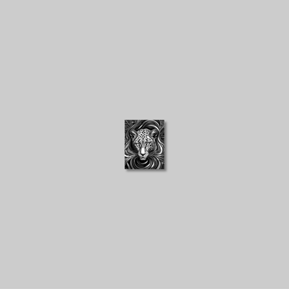 ABSTRACT LEOPARD **UNFRAMED ART PRINT**