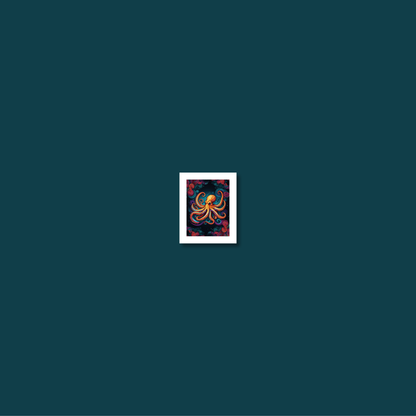 ABSTRACT OCTOPUS **UNFRAMED ART PRINT**