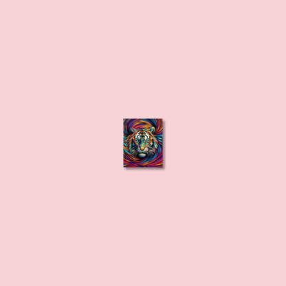 ABSTRACT TIGER **UNFRAMED ART PRINT**