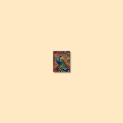 ABSTRACT PEACOCK **UNFRAMED ART PRINT**