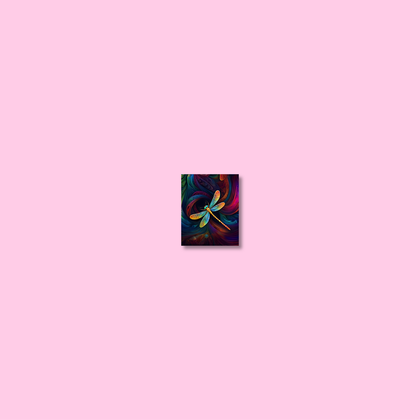 ABSTRACT DRAGONFLY **UNFRAMED ART PRINT**