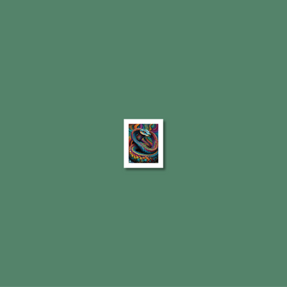 ABSTRACT COBRA **UNFRAMED ART PRINT**