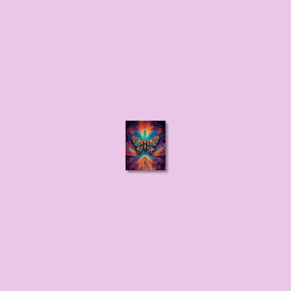 ABSTRACT BUTTERFLY **UNFRAMED ART PRINT**