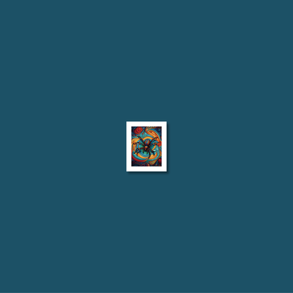 ABSTRACT SPIDER **UNFRAMED ART PRINT**