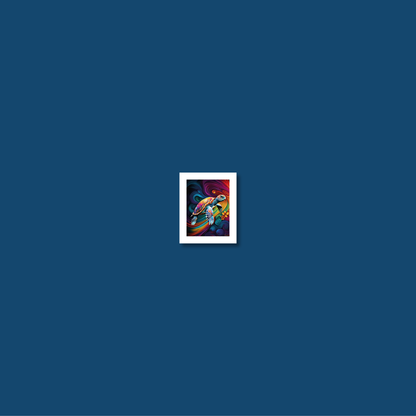 ABSTRACT TURTLE **UNFRAMED ART PRINT**