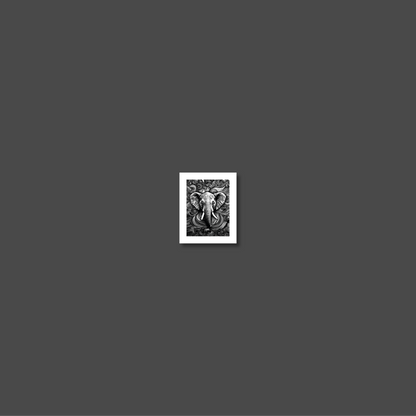 ABSTRACT ELEPHANT **UNFRAMED ART PRINT**