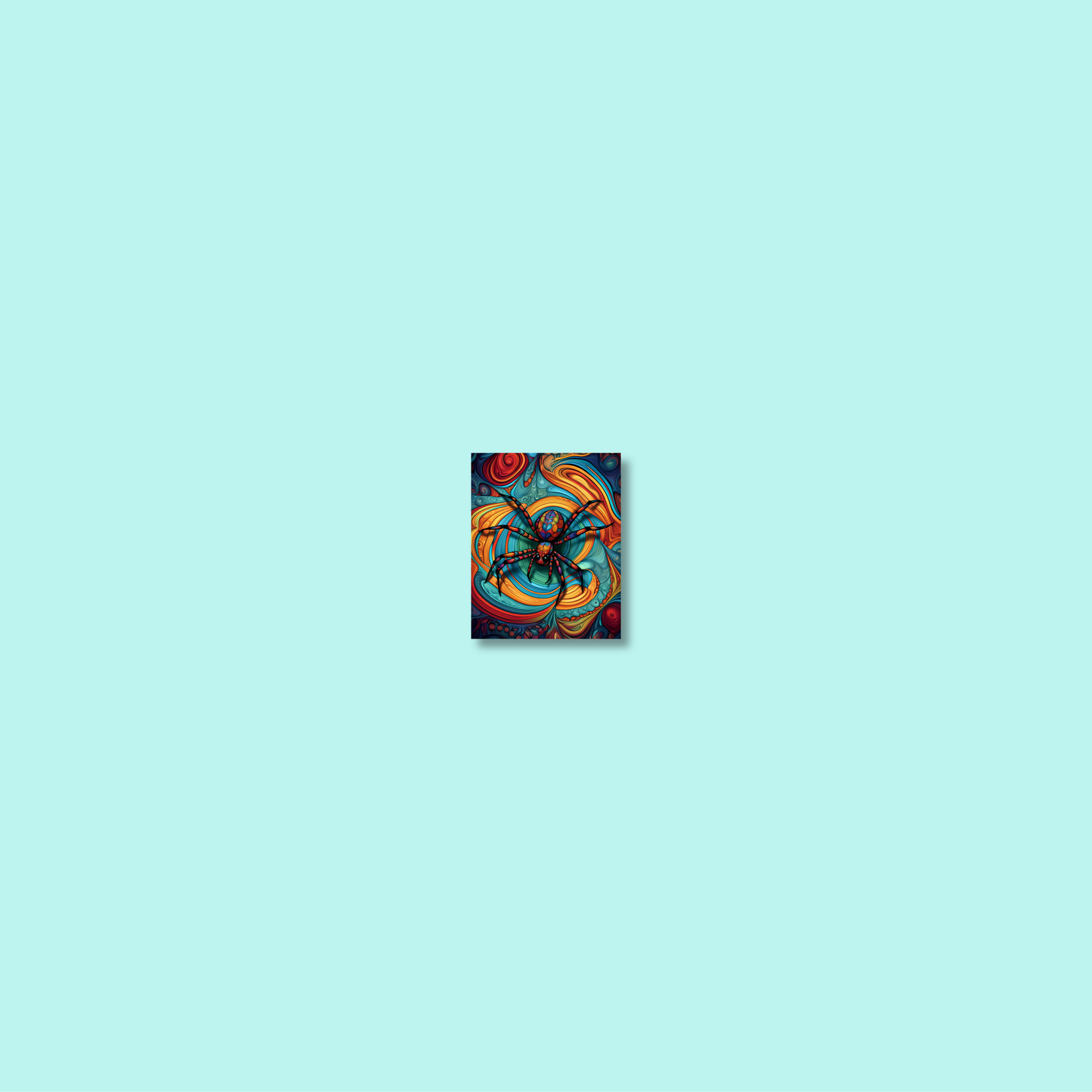 ABSTRACT SPIDER **UNFRAMED ART PRINT**