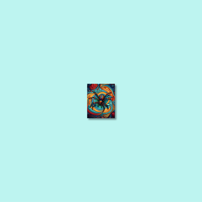 ABSTRACT SPIDER **UNFRAMED ART PRINT**
