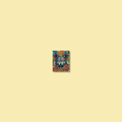 ABSTRACT WOLF **UNFRAMED ART PRINT**
