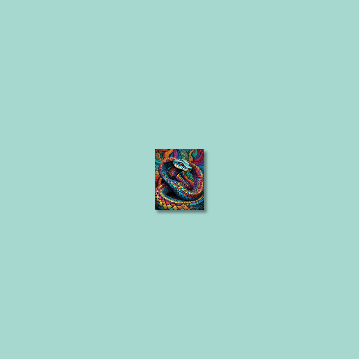 ABSTRACT COBRA **UNFRAMED ART PRINT**